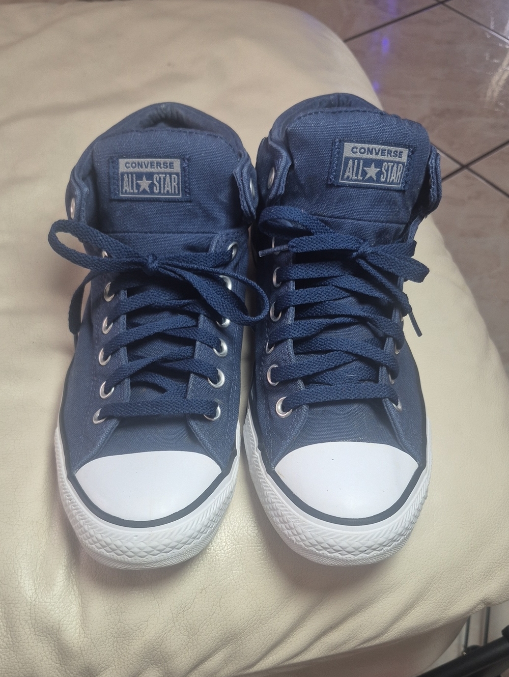 Converse Navy Blue Kids High-Top Sneakers